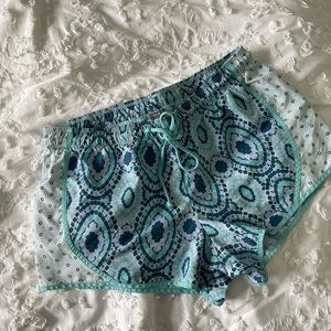 Aerie small blue pattern sleep pj lounge shorts